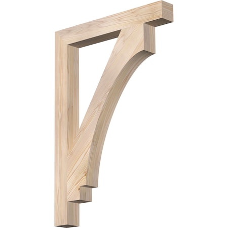 Ekena Millwork Imperial Block Smooth Bracket, Douglas Fir, 3 1/2"W x 28"D x 40"H BKT04X28X40IMP05SDF